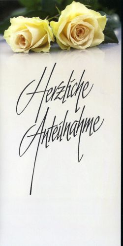 Floristik24 Heartfelt condolences condolence card 5pcs