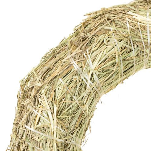 Product Hay wreaths, table decoration, natural material, Ø 31-32cm, set of 5