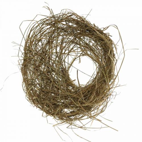 Floristik24 Cuff bouquet natural hay flower cuff Ø15cm 8 pcs