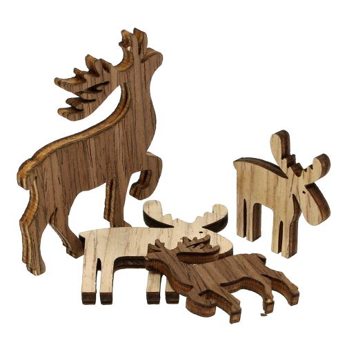 Product Mix reindeer for scattering brown, natural 3cm - 5cm 72pcs