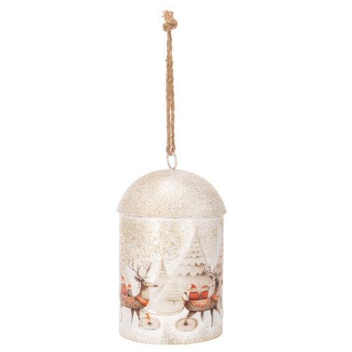 Bell with Christmas motif for hanging, 26cm buy online | Floristik24.ie