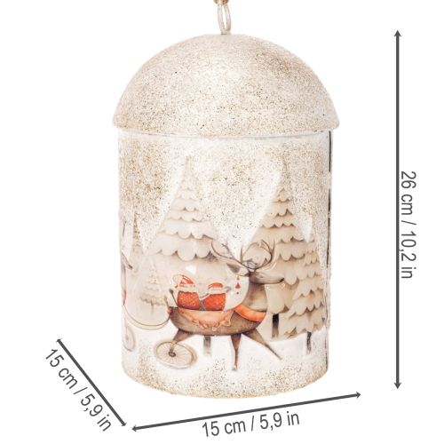 Bell with Christmas motif for