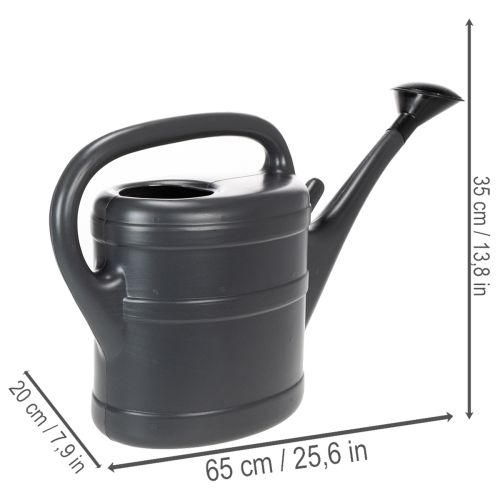 Product High-quality 10L anthracite watering can: Robust, reliable and stylish