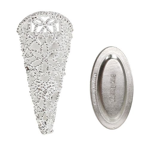 Product Wedding pin with magnet, silver 4.5cm