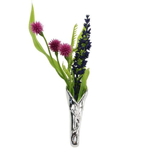 Floristik24 Wedding pin with magnet silver 5cm