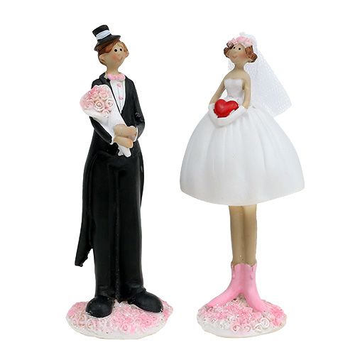 Floristik24 Wedding figure bridal couple 13cm 1 pair