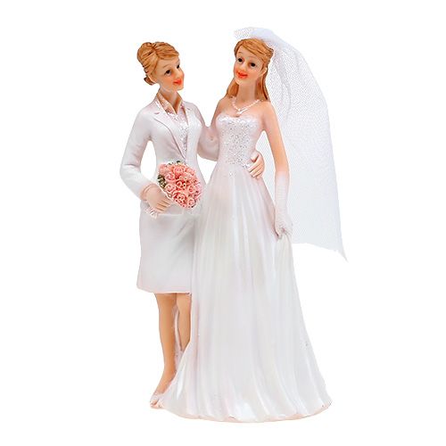 Floristik24 Wedding figure women couple 17cm