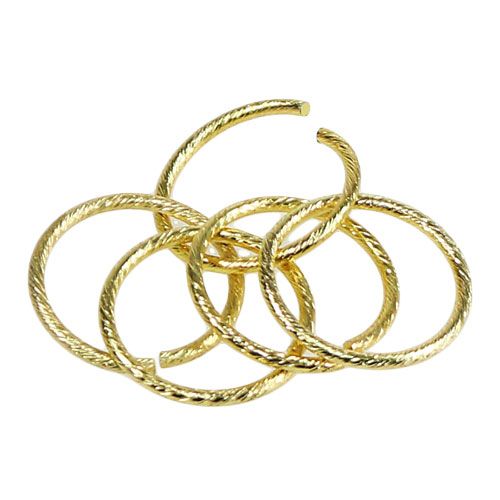Wedding Rings Gold Ø3cm 25 pcs