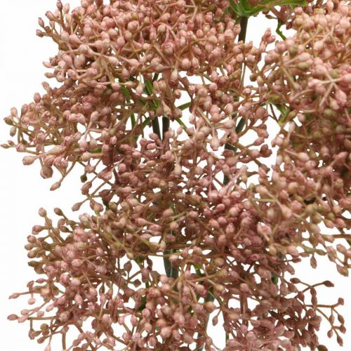Product Elderberry artificial pink blossom branch 52cm 4pcs