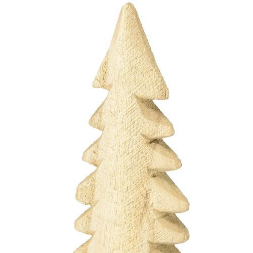 Product Wooden Christmas Tree Centrepiece Wood Natural H41cm