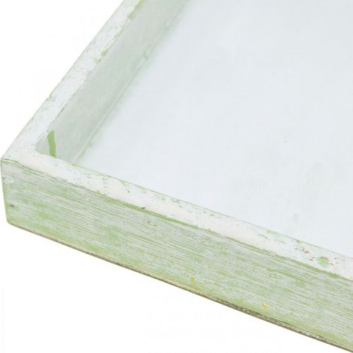 Floristik24 Wooden coaster, table decoration, tray for planting 19×19cm