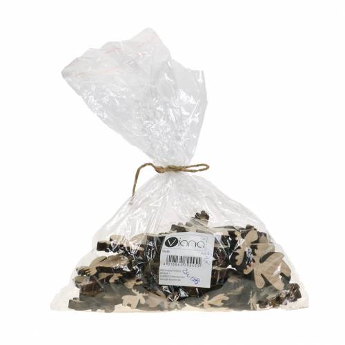 Floristik24 Wooden Elks for Scattering Natural 36 Pcs