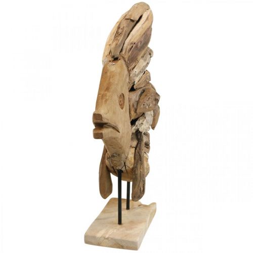 Floristik24 Wooden fish deco large, deco fish standing H50cm