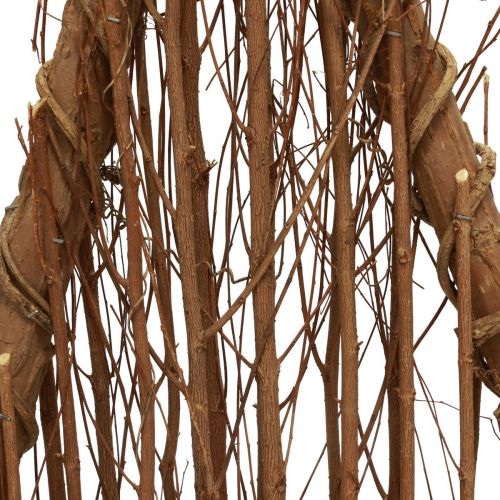 Product Wooden fir tree decoration wood decoration natural branches vines 25x10x50cm