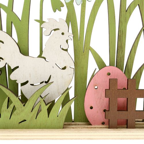 Floristik24 Wooden display spring with cock 21cm