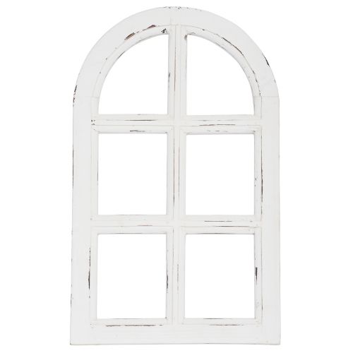 Product Wooden decoration Shabby Chic decoration window frame wood white 29.5×48cm