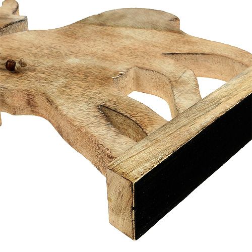 Floristik24 Wood decoration elk H 34.5cm W 29cm natural
