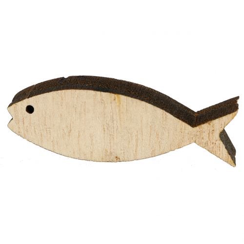 Floristik24 Scatter decoration wooden fish 5cm 16 pcs