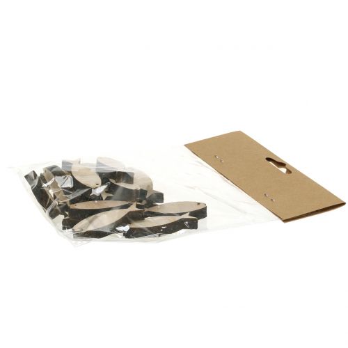 Floristik24 Scatter decoration wooden fish 5cm 16 pcs