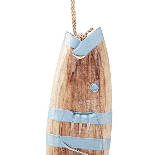 Product Wooden fish for hanging fish decoration wood 29cm colored 3 pieces