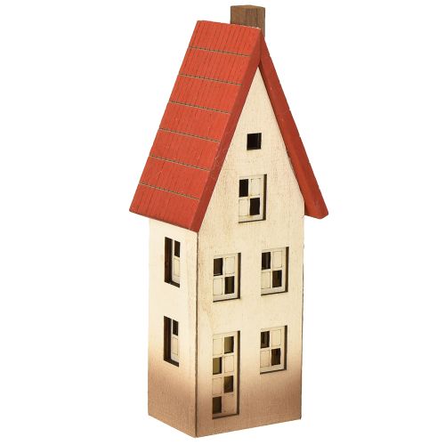 Wooden house LED light house For battery 8.5×6.5×22cm