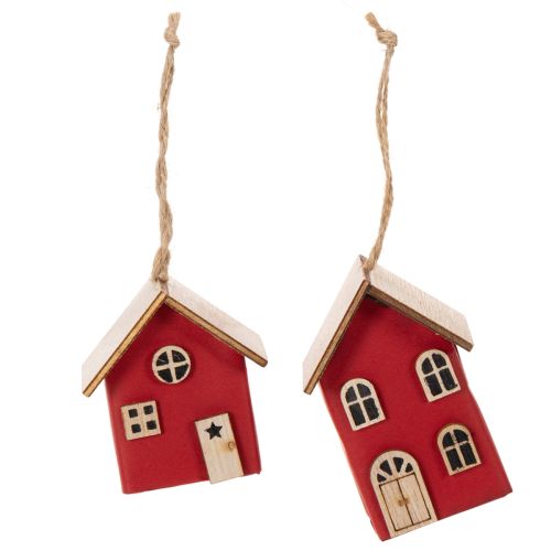 Hanging home decoration set, Scandinavian style, 7cm, 6 pieces | Floristik24.ie
