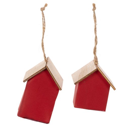 Hanging home decoration set, Scandinavian style, 7cm, 6 pieces | Floristik24.ie