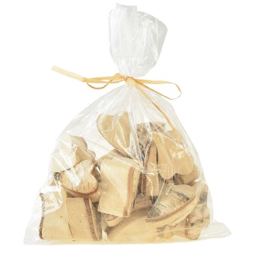 Product Wooden hearts with birch bark Birch hearts Hearts 3–4cm 30 pcs