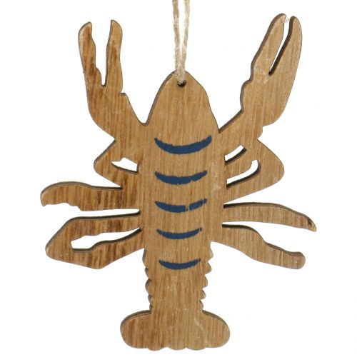 Floristik24 Wooden hanger assortment maritime 8.5cm - 10cm 6pcs