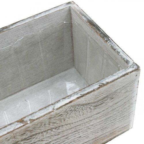 Floristik24 Plant box, decorative box, cachepot, wooden container L25cm