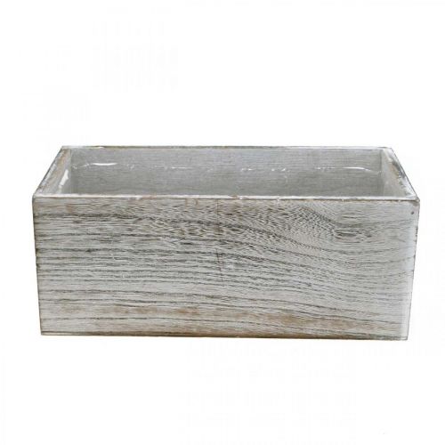 Floristik24 Plant box, decorative box, cachepot, wooden container L25cm