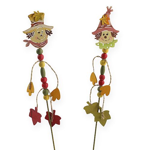 Floristik24 Wooden man 7.5cm on a stick 8pcs