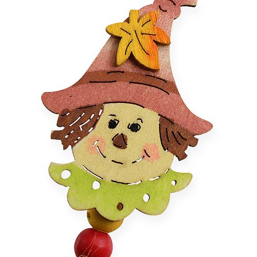 Floristik24 Wooden man 7.5cm on a stick 8pcs