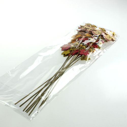 Floristik24 Wooden man 7.5cm on a stick 8pcs