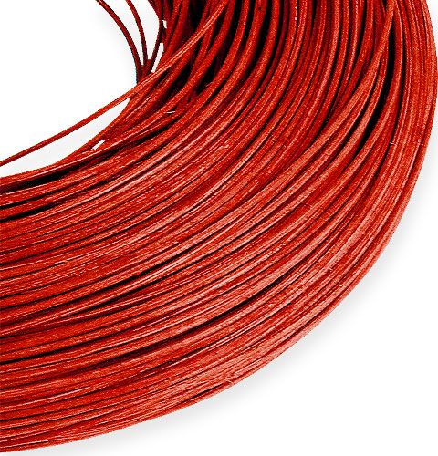 Floristik24 Wicker red 1.3mm 250g