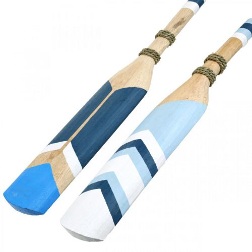 Product Decorative paddle wood wall decoration Maritime decorative wooden paddle painted 78cm
