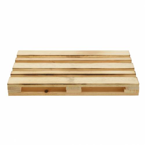 Floristik24 Mini wooden pallet decorative tray flamed 30 × 20 × 3cm
