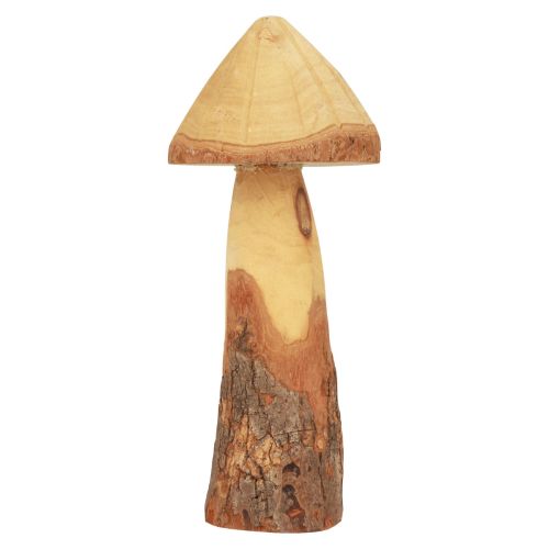 Floristik24 Wooden mushrooms decoration mushrooms wood decoration natural table decoration autumn Ø11cm H28cm