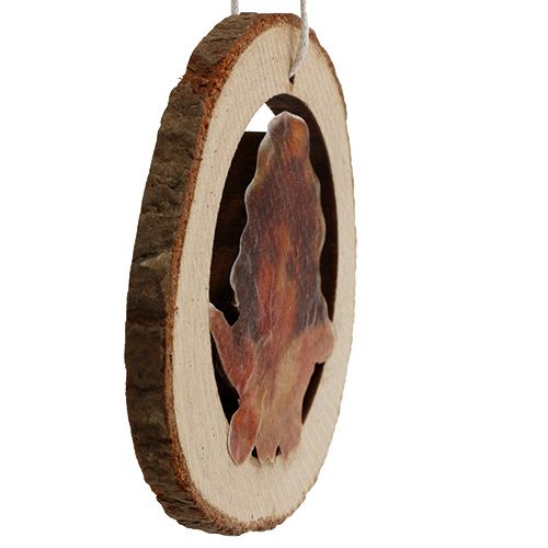 Floristik24 Wooden ring with inside picture 6pcs