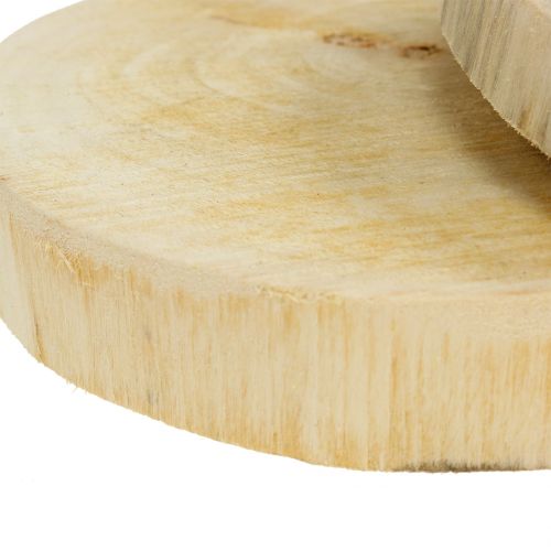 Product Wooden discs natural Ø15cm 2pcs