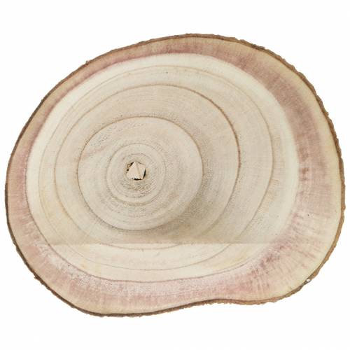 Product Paulownia tree slice Ø20-25cm natural decorative wooden slice