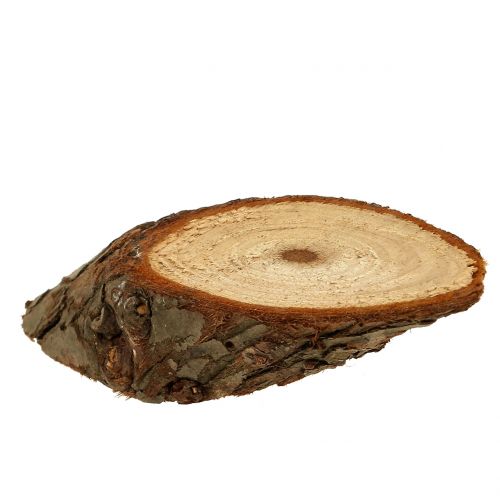 Floristik24 Wooden discs oval natural 500g