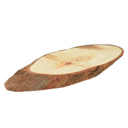Product Oval wooden slices, table decoration, craft supplies, decoration, 6.5–8cm, 450g