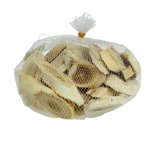 Floristik24 Mulberry wooden slices bleached 500g