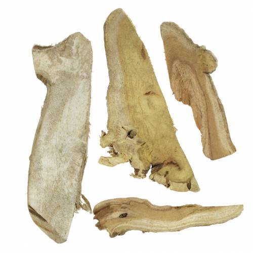 Floristik24 Deco wooden discs nature 1kg