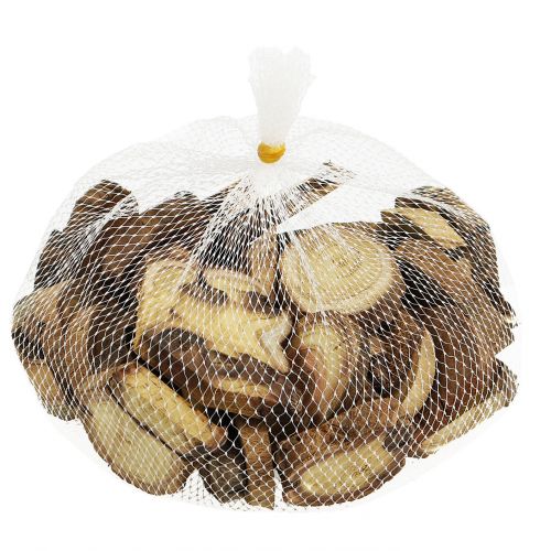 Floristik24 Natural wooden discs 6-8cm 500g