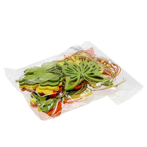 Floristik24 Wooden butterflies to hang 8cm - 10cm 24pcs