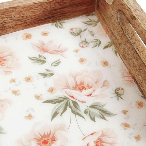 Floristik24 Serving tray made of wood Decorative tray rectangular 35×20.5cm