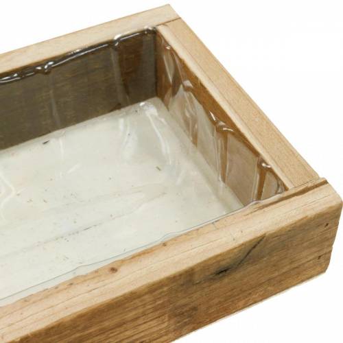 Floristik24 Wooden tray for planting, plant box, wooden decoration, flower box 30cm