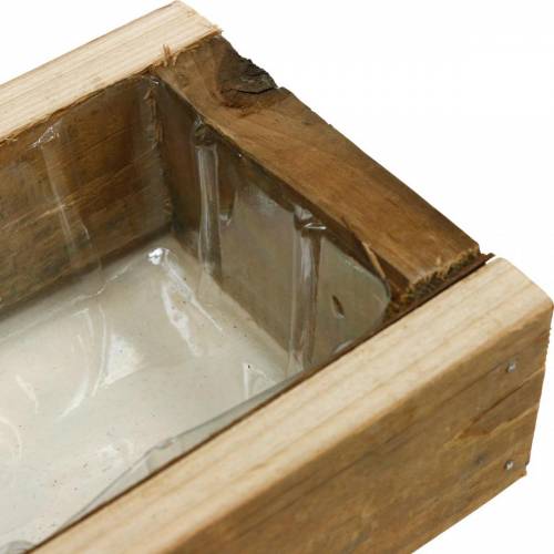 Floristik24 Planter, flower tray, wooden decoration for planting, wooden tray 25cm